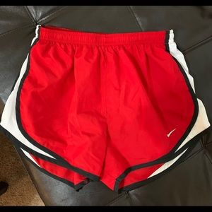 Red Nike Dri-Fit Shorts